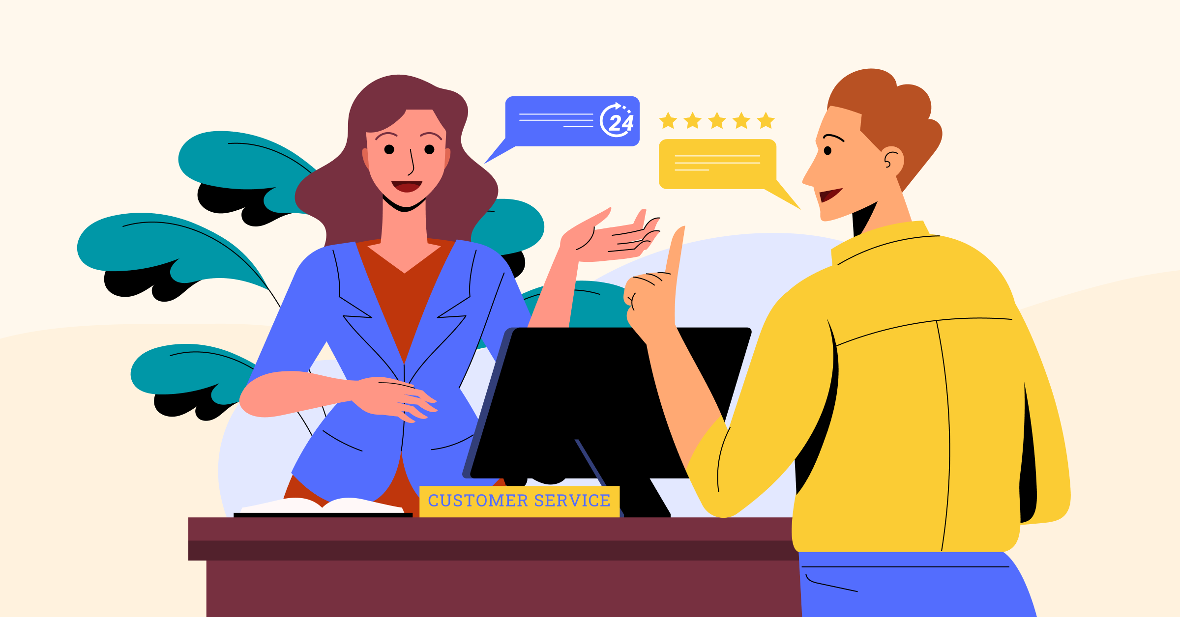 Customer service model 